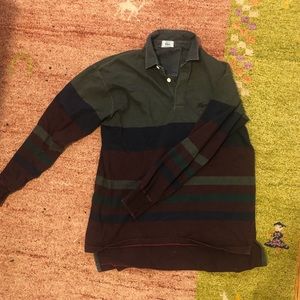vintage lacoste izod rugby shirt urban outfitters